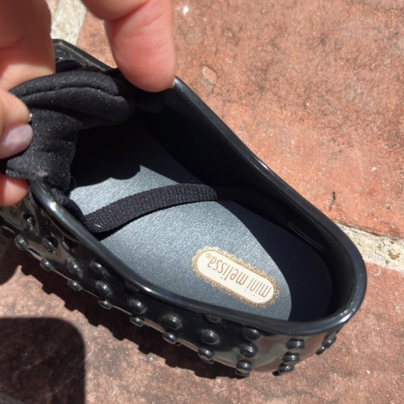 Mini Melissa Unisex Polibolha Black Sneakers.❤️UNISEX❤️ - Picture 10 of 15
